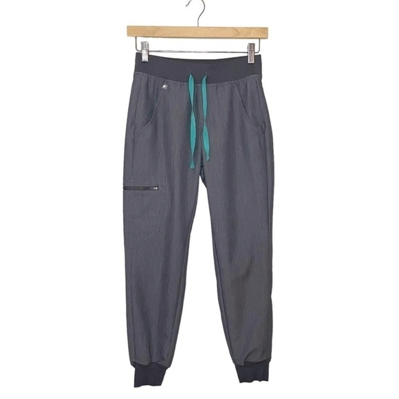 Figs Zamora Jogger Scrub Pants Graphite Grey XXS Petite - Picture 6 of 15